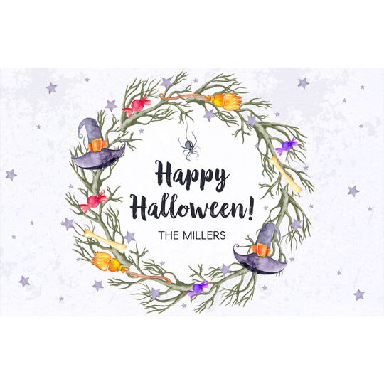 Halloween Wreath Placemats